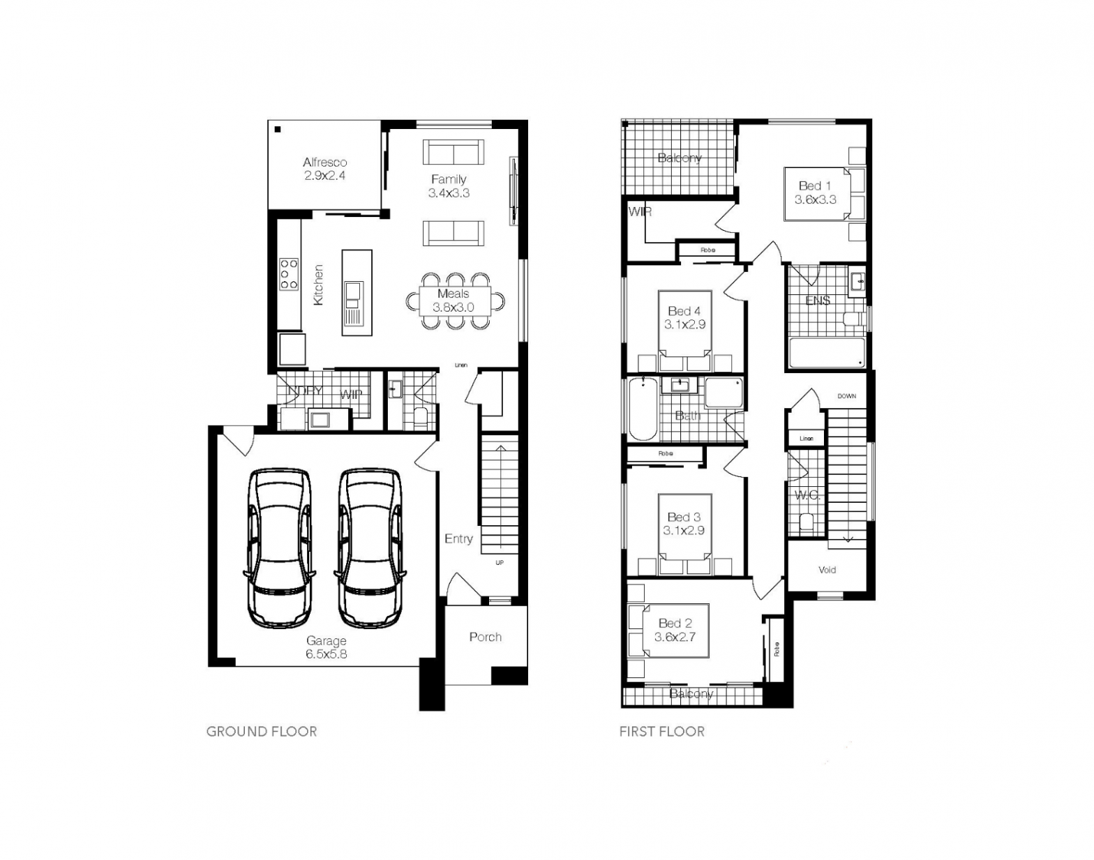 The Caprice Floorplan