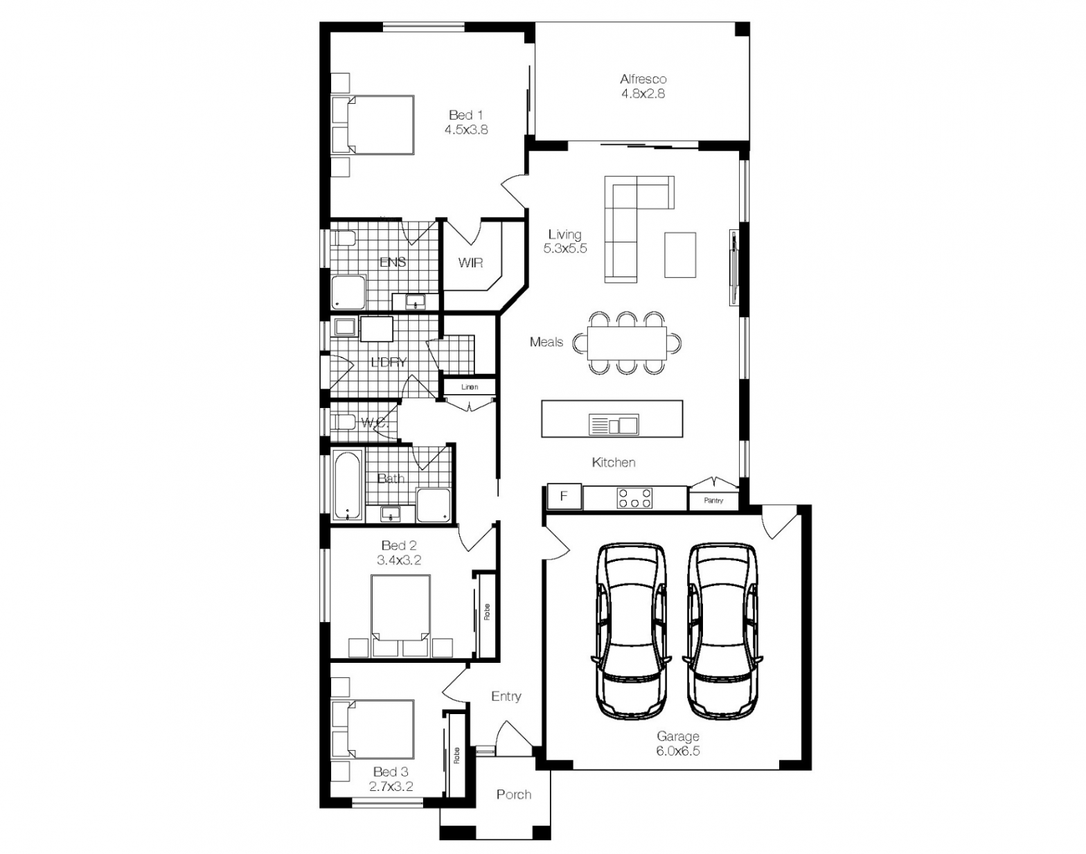 The Darleith Floorplan