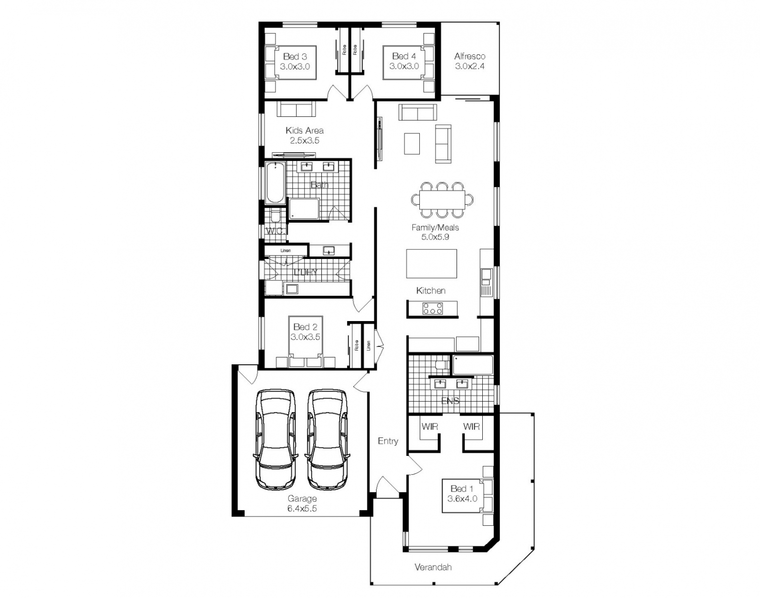 The Dublin Floorplan