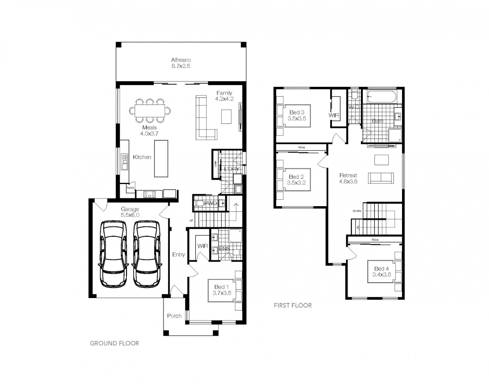 The Easton Floorplan