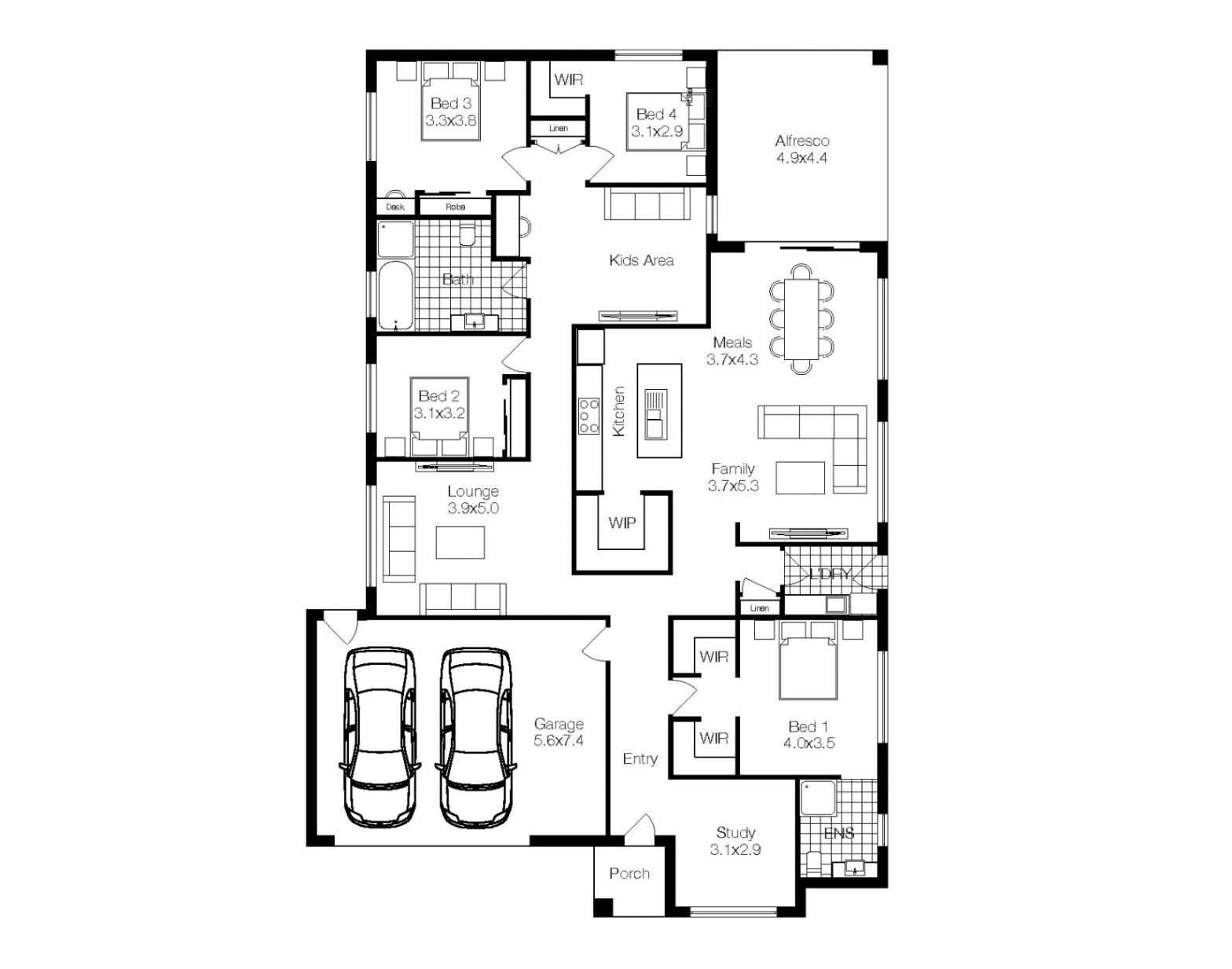 The Empire Floorplan