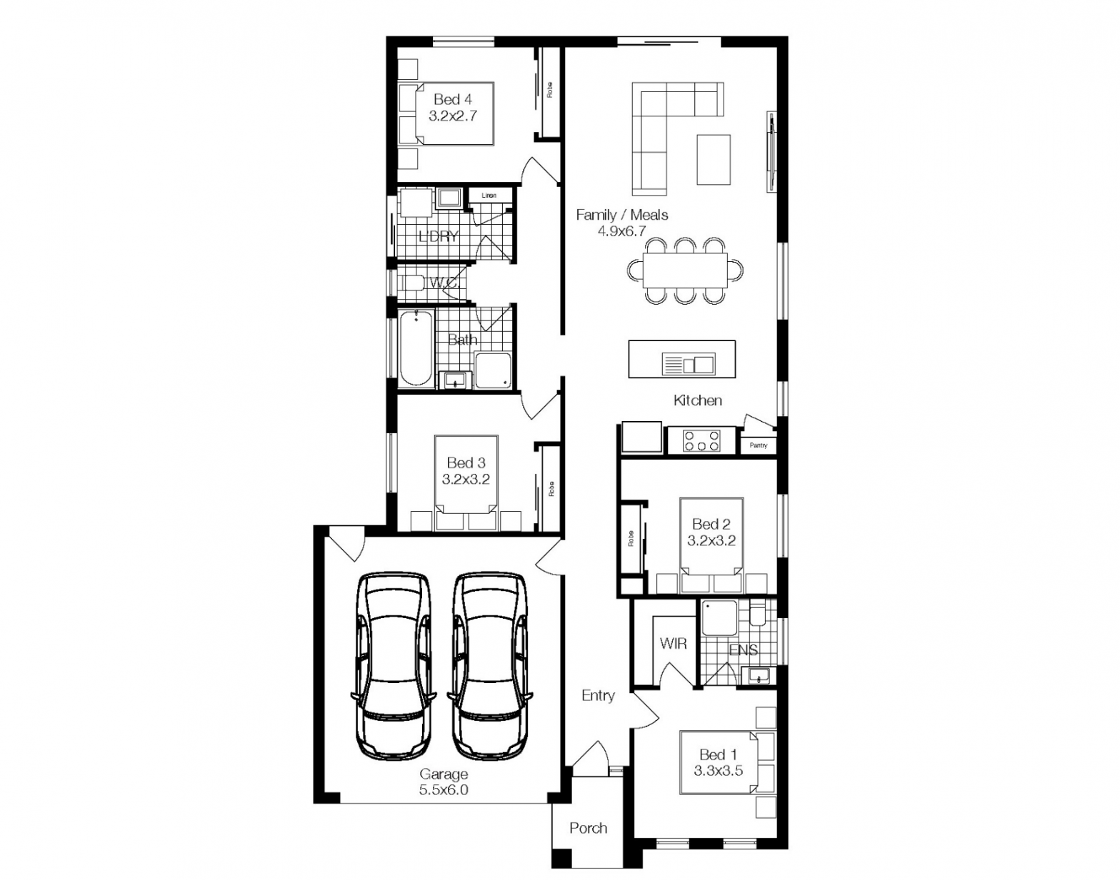 The Galway Floorplan