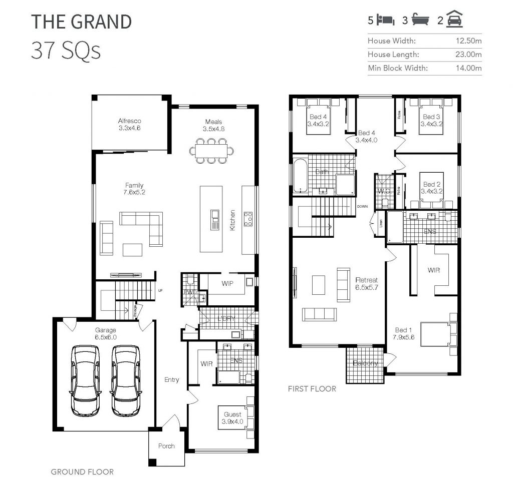 The Grand floorplan