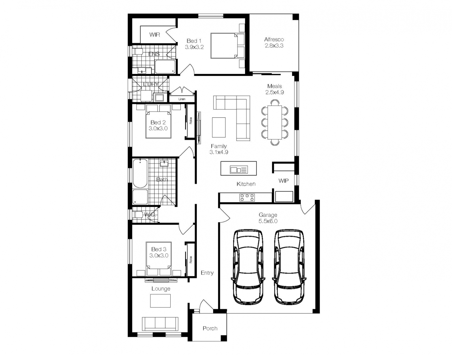 The Madison Floorplan