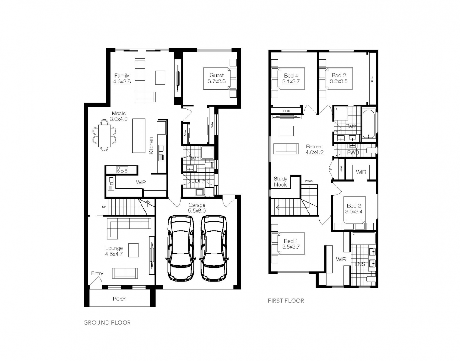 The Robina Floorplan