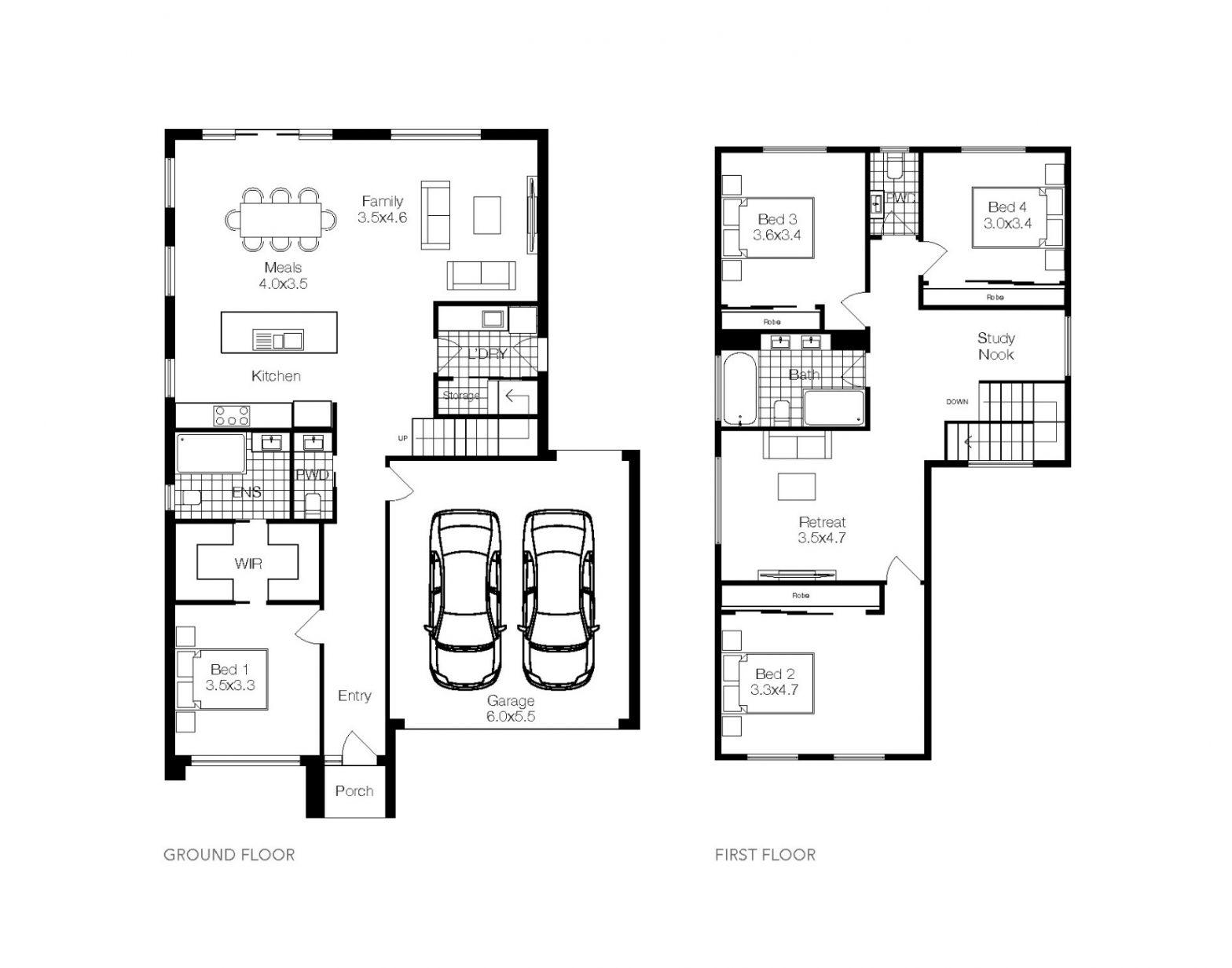 The Sanville Floorplan