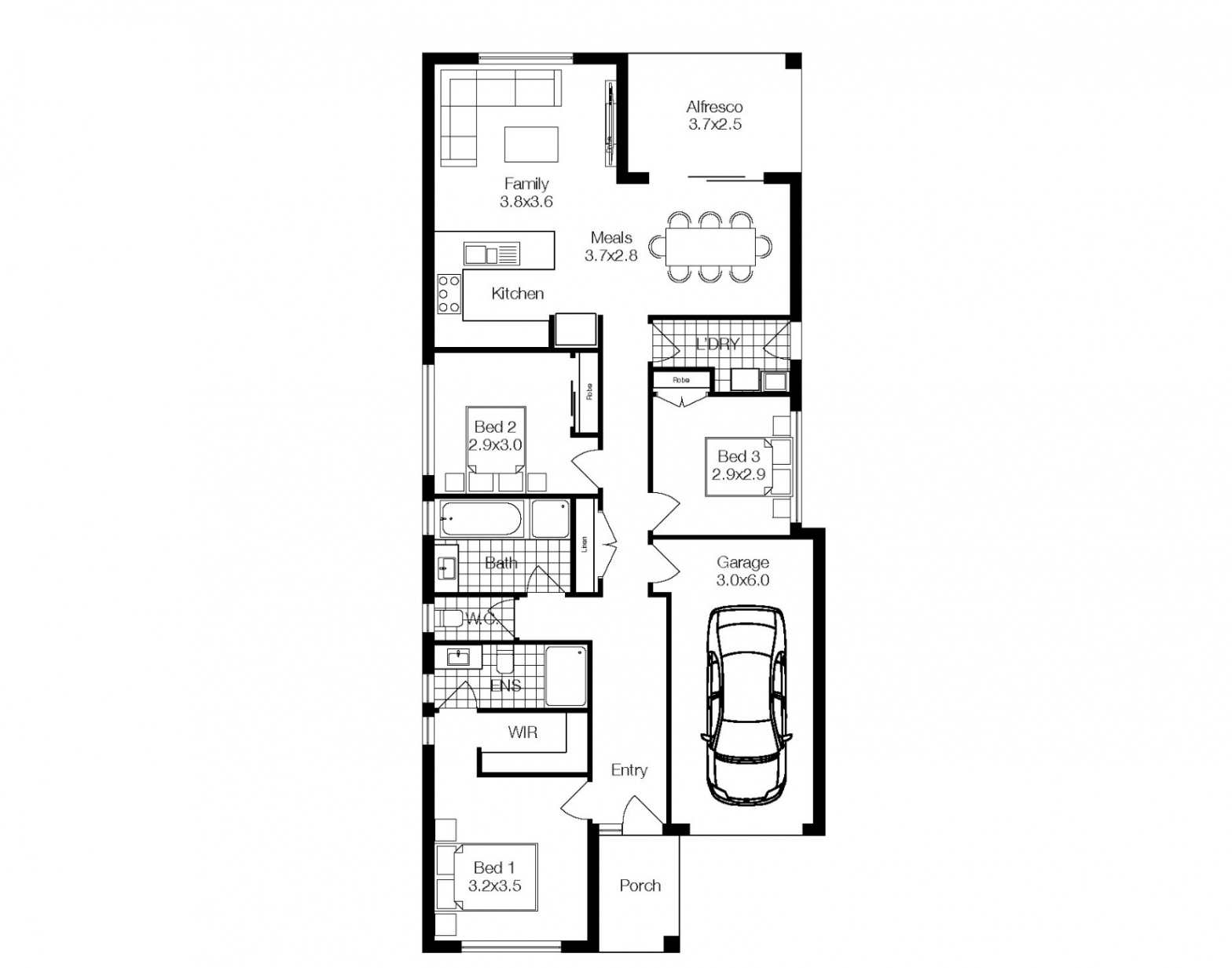 The Westport Floorplan